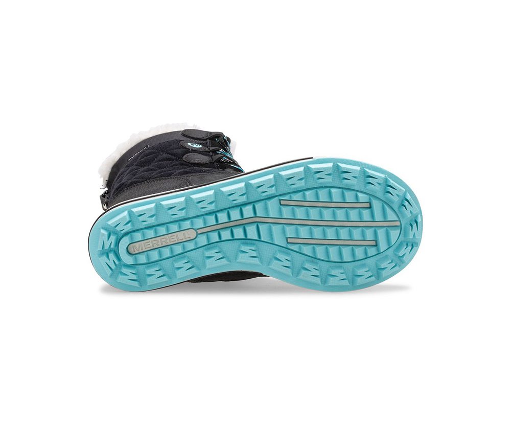 Merrell Boots Black - Heidi Waterproof - Kids 29RQXUHVN